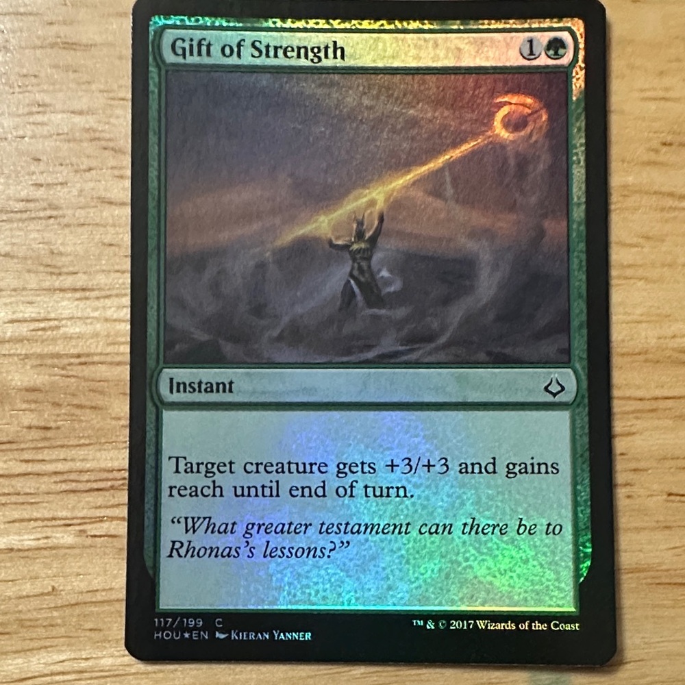 Gift of Strength Magic Card